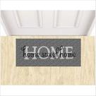 Tapete home swet home cinza 70x30 medida porta