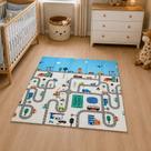 Tapete Infantil Atividades Dobrável 120x120cm Espessura 8mm Tapete Infantil Atividades Dobrável 120x120cm Espessura 8mm