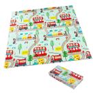 Tapete Infantil Bebe Criança Tatame Dupla Face Emborrachado Macio Antiderrapante Seguro Dobravel Diversao Brincadeira Resistente Multiuso