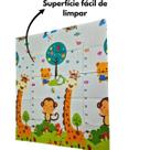 Tapete Infantil Bebe Dobrável Emborrachado Tatame Dupla Face