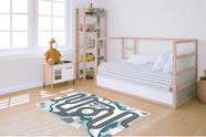 Tapete Infantil Decorativo, Retangular, 1,00m X 1,30m - Pista com Paisagem