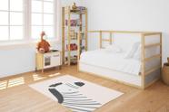 Tapete Infantil Decorativo, Retangular, 1,00m X 1,30m - Zebra