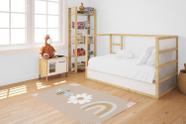Tapete Infantil Decorativo, Retangular 135cm - Abelha