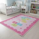 Tapete Infantil Kids 1,00 x 1,40 m Sala Quarto Conforto, Qualidade e Estampa Digital Premium