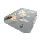 Tapete Infantil Mapa Mundi Espaço Subaquático Lavável Para Quarto Sala De Estar Tapete Infantil Mapa Mundi Espaço Subaquático Lavável Para Quarto Sala De Estar