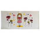 Tapete Infantil Menininha Rosa 45X100cm Antiderrapante