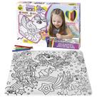 Tapete Infantil Para Colorir Unicórnio Com Canetinhas Lavável - Samba Toys