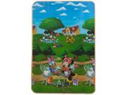 Tapete Infantil Princesas para Quarto Retangular - Recreio Disney Trip 120x180cm Jolitex