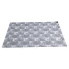 Tapete Jacquard Antiderrapante Nature Eco Basly Cinza 100x130
