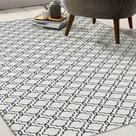 Tapete Jacquard para Sala e Escritório Moderno Antiderrapante Cannes Casa Dona