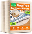 Tapete Jorvila Non Slip 180 cm redondo para tapetes de madeira dura