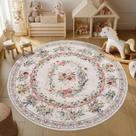 Tapete Joydeco Boho Floral 152 cm Lavável Antiderrapante
