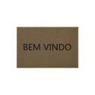 Tapete Kapazi Vinil 017305BV1 40X60 Bege Bem Vindo Tapete Kapazi Vinil 017305BV1 40X60 Bege Bem Vindo