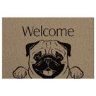 Tapete Kapazi Vinil 01PETDWPG01 40X60 Dog Pug Welcome Tapete Kapazi Vinil 01PETDWPG01 40X60 Dog Pug Welcome