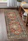 Tapete Kitchen Runner Lahome Oriental, lavável de 2 x 6 pés, vermelho tijolo Tapete Kitchen Runner Lahome Oriental, lavável de 2 x 6 pés, vermelho tijolo