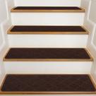 Tapete KOOTETA para Escadas Marrom 203x76 cm Antiderrapante Pacote com 15 Unidades Tapete KOOTETA para Escadas Marrom 203x76 cm Antiderrapante Pacote com 15 Unidades