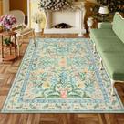 Tapete Lahome Boho Sage Green 180x270cm de lã macia lavável