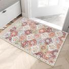 Tapete Lahome Moroccan Trellis Laranja 60x90cm Lavável