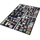 Tapete Lavanderia Laundry Today 120x40 + 2 Capachos 60x40