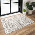 Tapete lavável KUTA Moroccan 60x90cm Bege Vintage Geometric