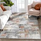 Tapete lavável vivorug Tapete Ultra Soft Area 90x150cm Cinza/Ferrugem Tapete lavável vivorug Tapete Ultra Soft Area 90x150cm Cinza/Ferrugem