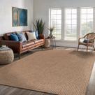 Tapete Lena Easy Jute 240x300cm de fibra natural para interior e exterior