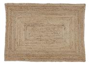 Tapete Liso Retangular Juta Bege 120x170 Cm Inspire