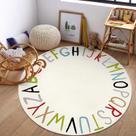 Tapete LIVEBOX ABC Play Room Round Kids Tapete infantil 71 polegadas multicolorido