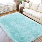 Tapete LOCHAS Faux Fur Shag Carpet azul 91x152 cm