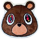 Tapete Luxape Graduation Bear Hypebeast feito à mão, tufado, 75 cm