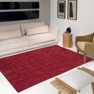Tapete Luxo Pelo Super Macio Casa Dona Vermelho 150x200cm Tapete Luxo Pelo Super Macio Casa Dona Vermelho 150x200cm