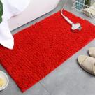 Tapete Macarrão Chenille Fios Longos Antiderrapante Linha Luxo Extra Macio Para Porta Banheiro Quarto Sala