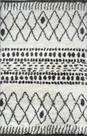 Tapete Marrakesh Para Sala Felpudo 200x300 0001 Cinza Branco