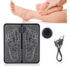 Tapete Massageador Pulso Elétrico Perna Pés Almofada Pé Tapete Massageador Pulso Elétrico Perna Pés Almofada Pé
