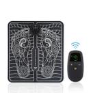 Tapete Massagem Para Pés Pulso Elétrico Digital Fisioterapia Cor Preto