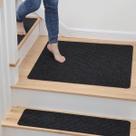 Tapete MBIGM Landing Mat 76x76 cm, antiderrapante, preto