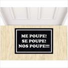 Tapete me poupe 60x40 antiderrapante portas salas e quartos.