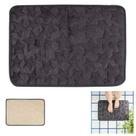 Tapete Memory Foam Banheiro 60x40cm Poliéster Antiderrapante Estrelas - 4321 Mor