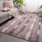 Tapete Merelax 122 x 183 cm Tapete felpudo rosa macio