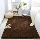 Tapete Merelax Large Shaggy Plush antiderrapante 91x152 cm marrom