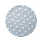 Tapete Mimo Redondo Estrelas Azul Jolitex