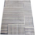 Tapete Moderno Nice Design Patchwork Cinza e Bege 2,00x3,00m Tapete Moderno Nice Design Patchwork Cinza e Bege 2,00x3,00m