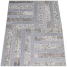 Tapete Moderno Turco Parquet Reloaded Patchwork Indigo 1,65 x 2,24m