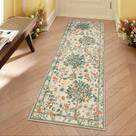 Tapete Morebes Boho Floral 61x183 cm Antiderrapante Runner