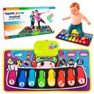 Tapete Musical Interativo Infantil Piano Sensorial Educativo Colorido Com Sons E Notas Musicais - Fo