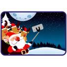 Tapete Natal 40x60 Capacho Papai Noel Renas Antiderrapante