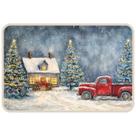 Tapete Natalino 40x60 Capacho Neve Natal Antiderrapante