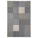 Tapete New Búzios Patchwork 1,50x2,00m Cinza Sisal Sintético
