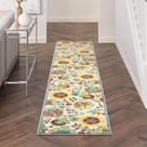 Tapete Nourison Aloha 70x305 cm Indoor Outdoor Ivory Multi