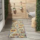Tapete Nourison Aloha 71x244 cm Interno/Exterior Ivory Multi
